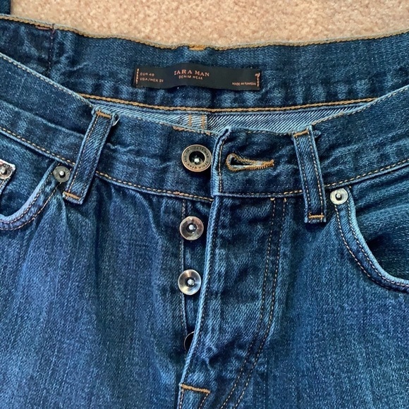 Zara Man, 31/30, Like New, Button-Fly, Slim-Straight Leg - Picture 5 of 11